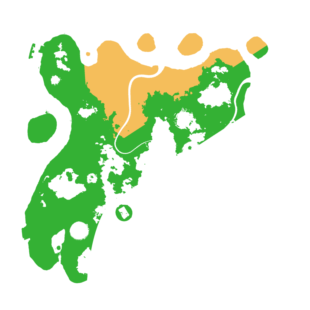 Biome Rust Map: Procedural Map, Size: 3000, Seed: 754210255