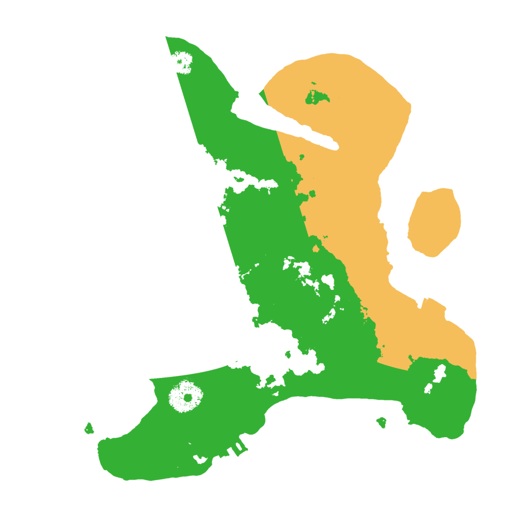 Biome Rust Map: Procedural Map, Size: 2500, Seed: 746717302