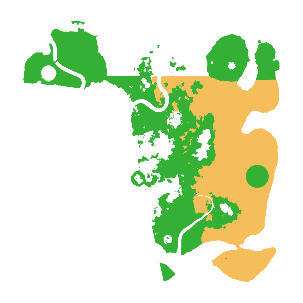 Biome Rust Map: Procedural Map, Size: 3500, Seed: 1700885868