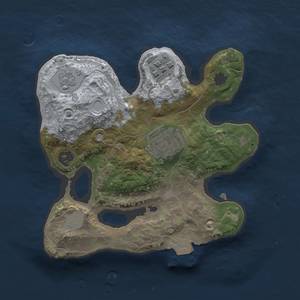 Thumbnail Rust Map: Procedural Map, Size: 2000, Seed: 48, 6 Monuments