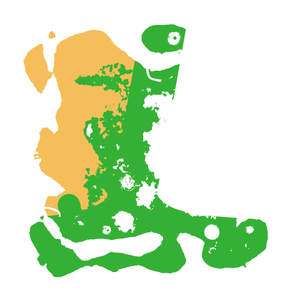 Biome Rust Map: Procedural Map, Size: 3500, Seed: 2052260199