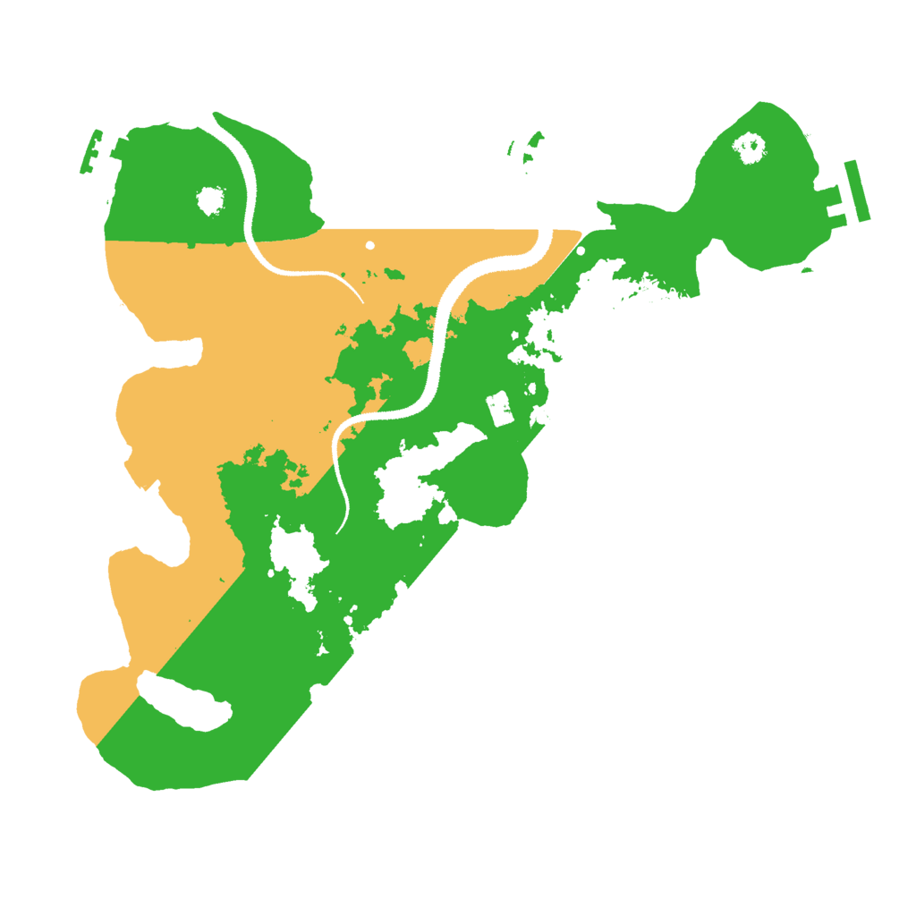 Biome Rust Map: Procedural Map, Size: 3000, Seed: 381597
