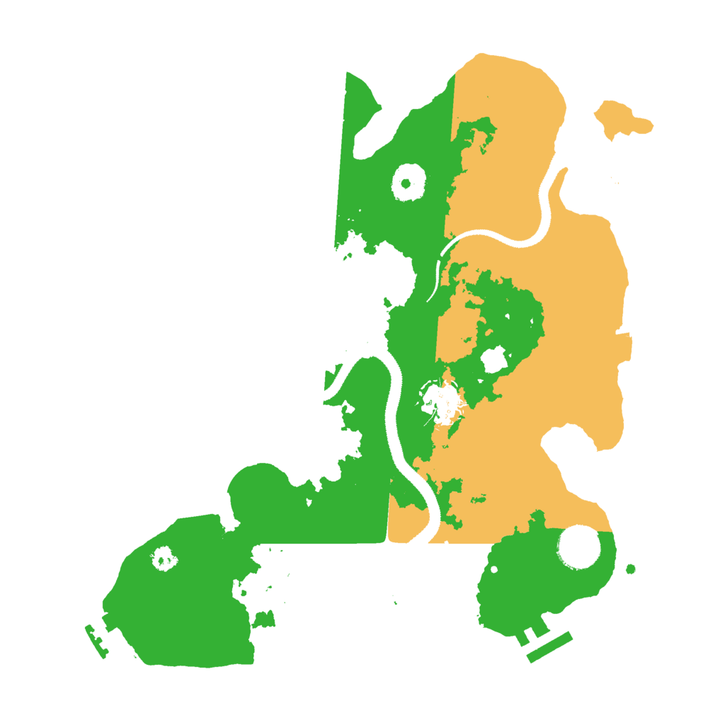 Biome Rust Map: Procedural Map, Size: 3000, Seed: 192869029