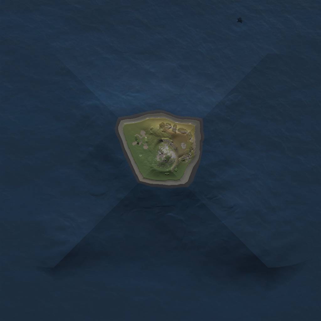 Rust Map: Procedural Map, Size: 1000, Seed: 1013698139, 3 Monuments