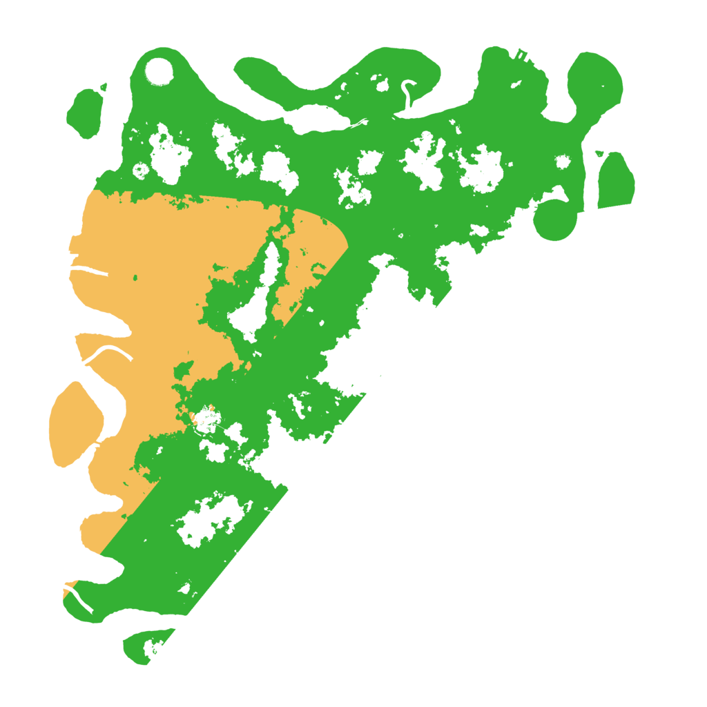 Biome Rust Map: Procedural Map, Size: 4500, Seed: 37843445