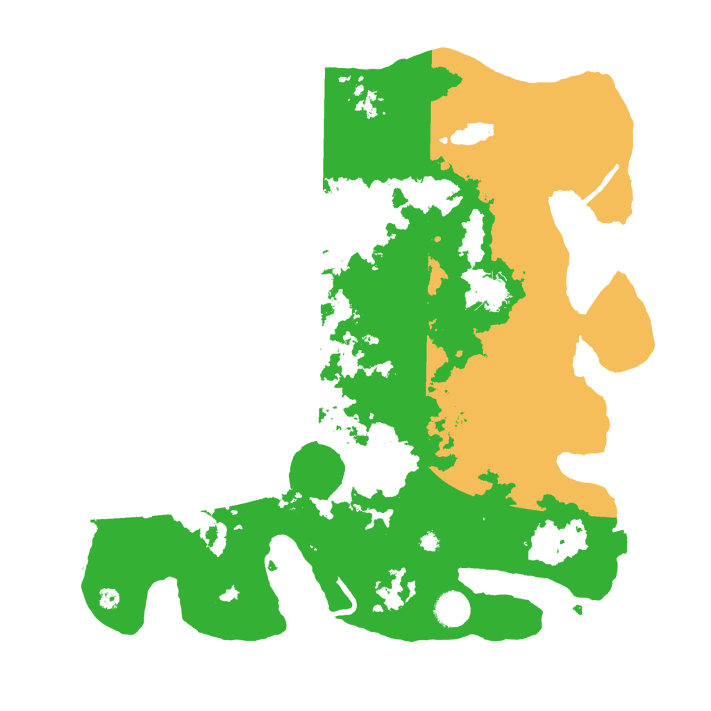 Biome Rust Map: Procedural Map, Size: 3500, Seed: 76830329