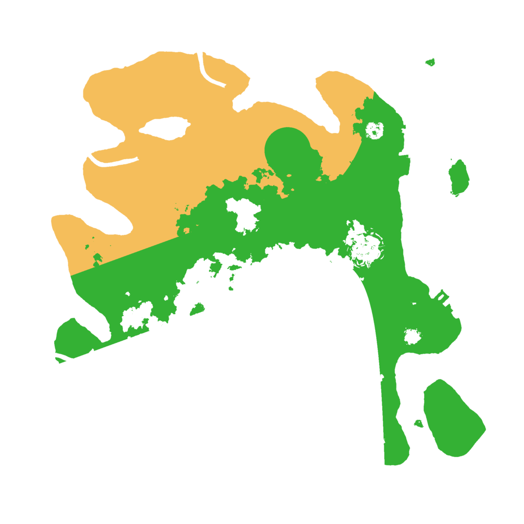 Biome Rust Map: Procedural Map, Size: 3000, Seed: 1401464500