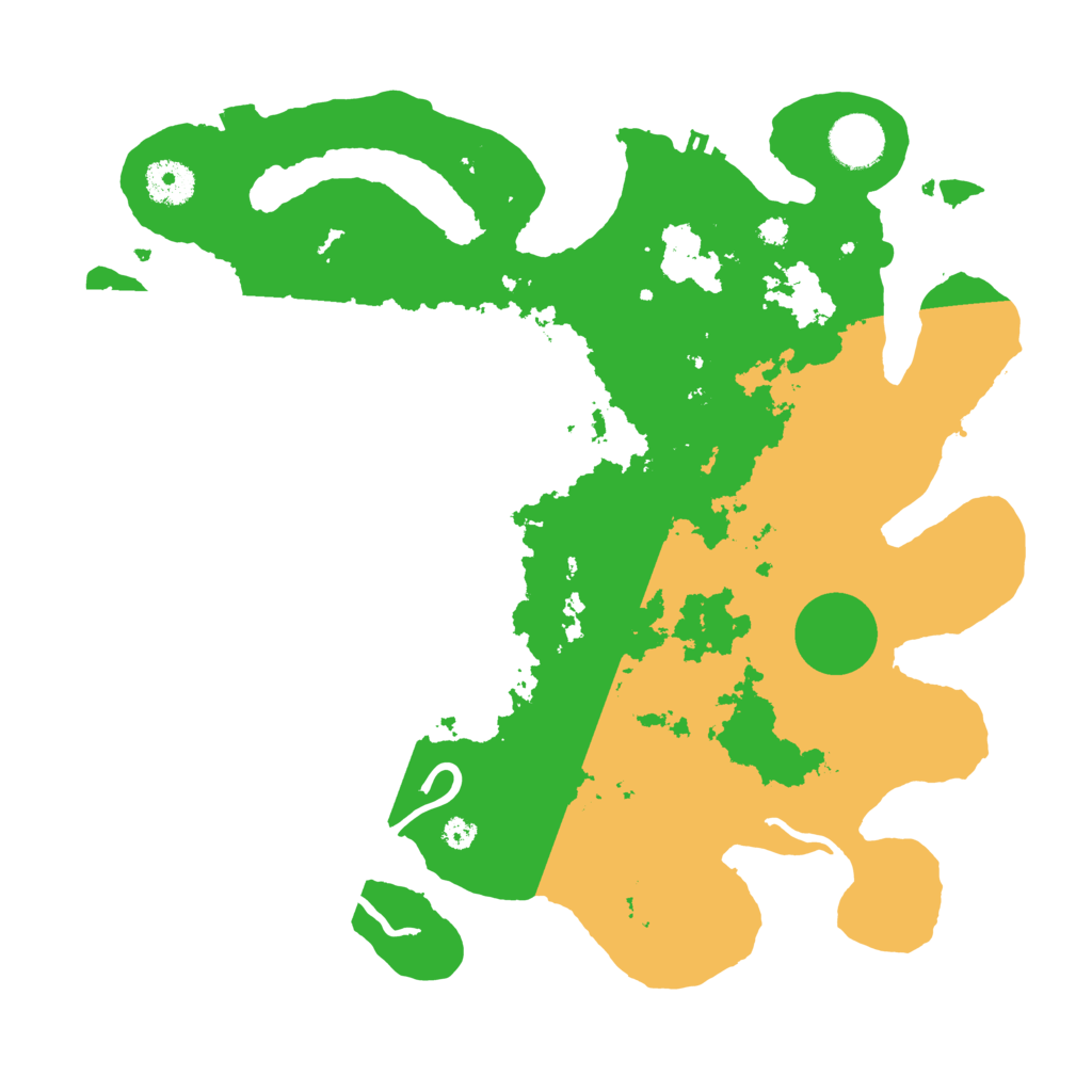 Biome Rust Map: Procedural Map, Size: 3500, Seed: 1776389279