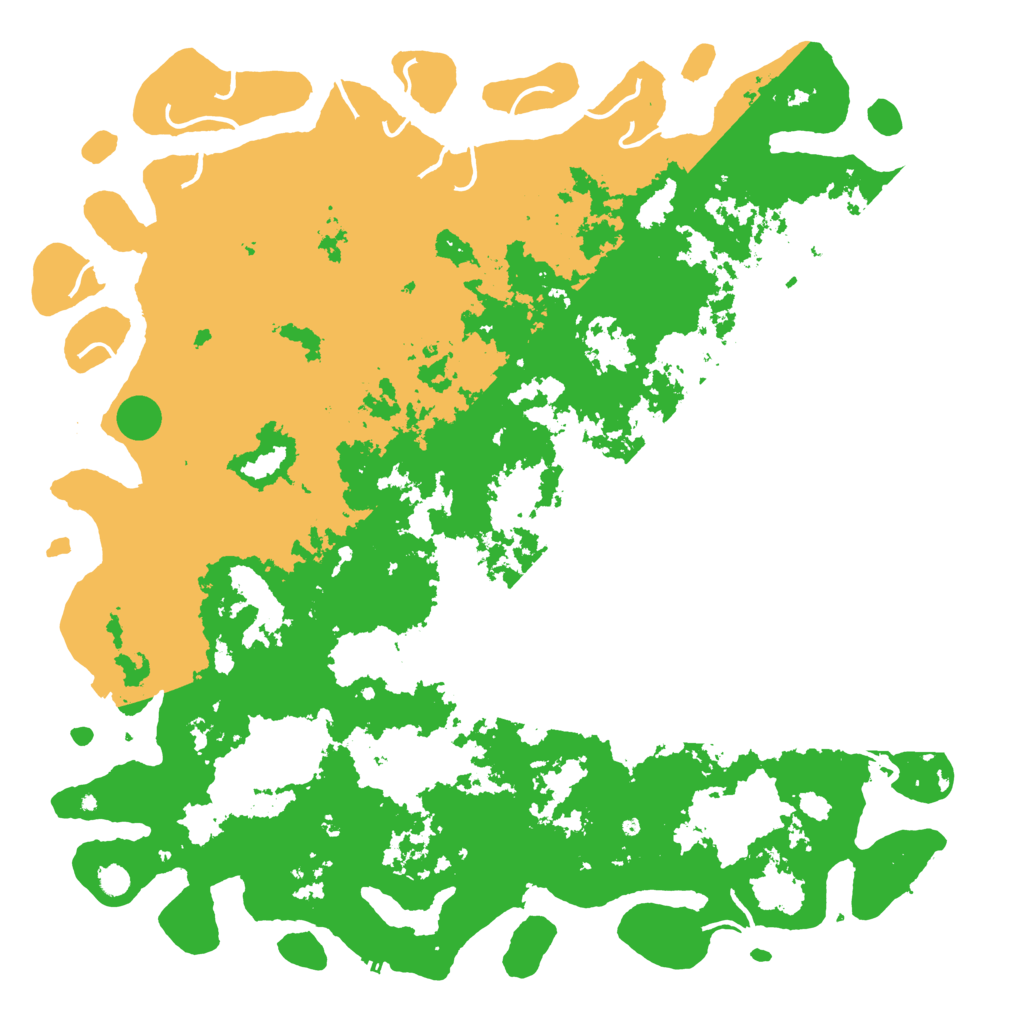 Biome Rust Map: Procedural Map, Size: 6000, Seed: 12223