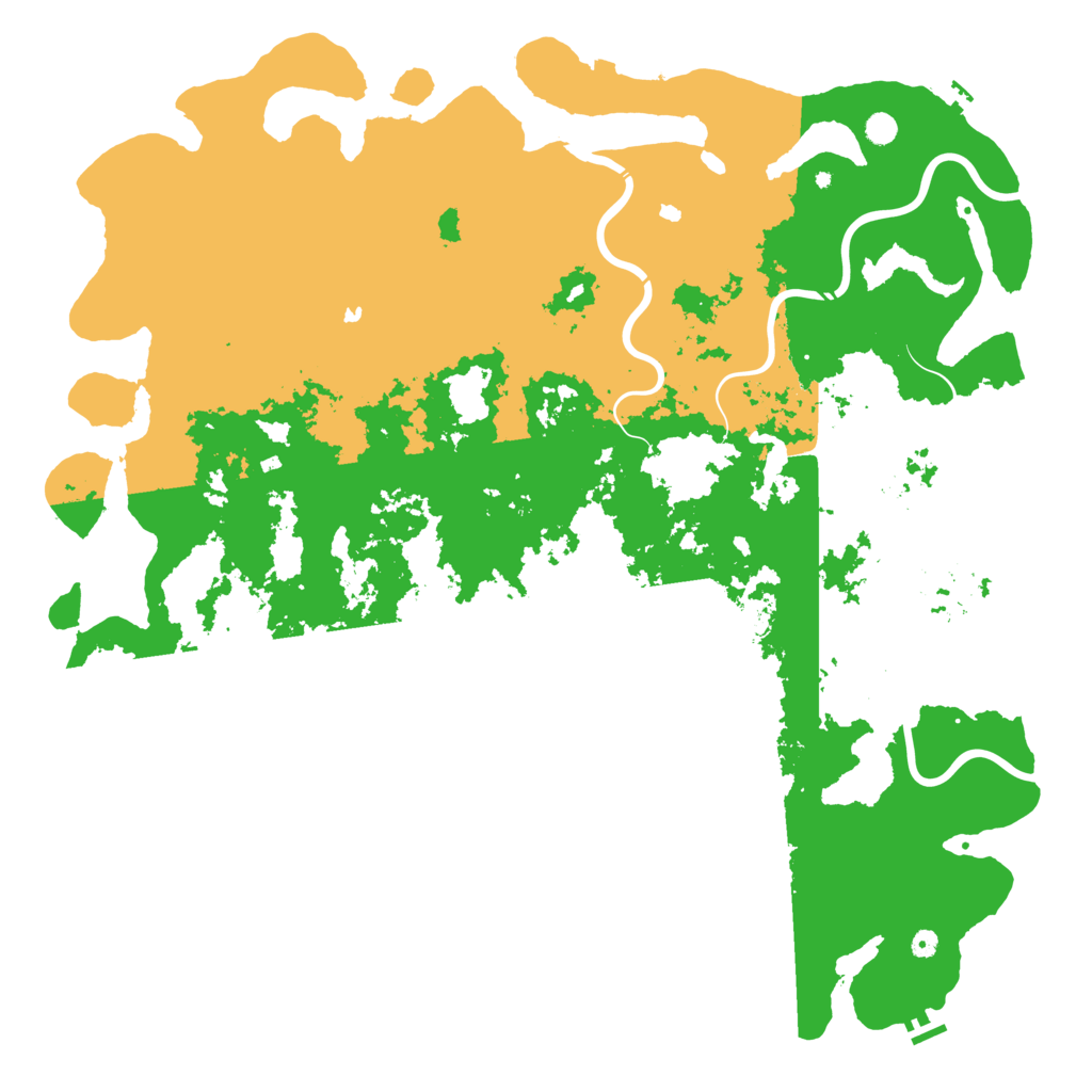 Biome Rust Map: Procedural Map, Size: 6000, Seed: 112072639