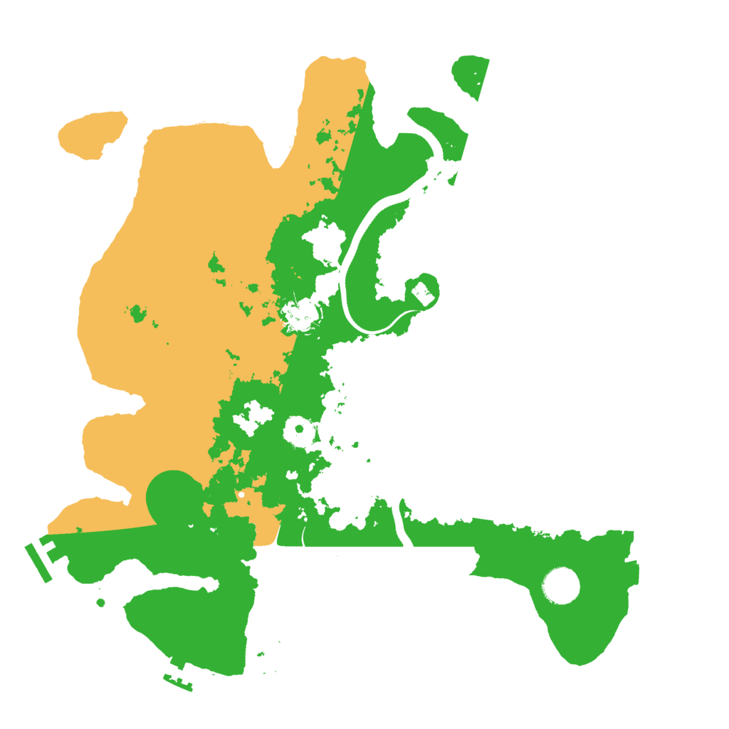 Biome Rust Map: Procedural Map, Size: 3500, Seed: 10263148
