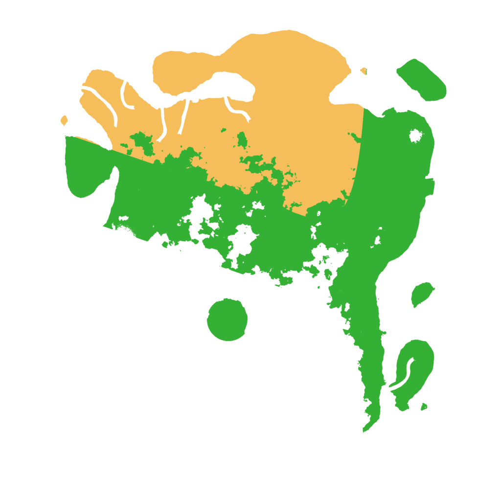 Biome Rust Map: Procedural Map, Size: 3500, Seed: 714096391