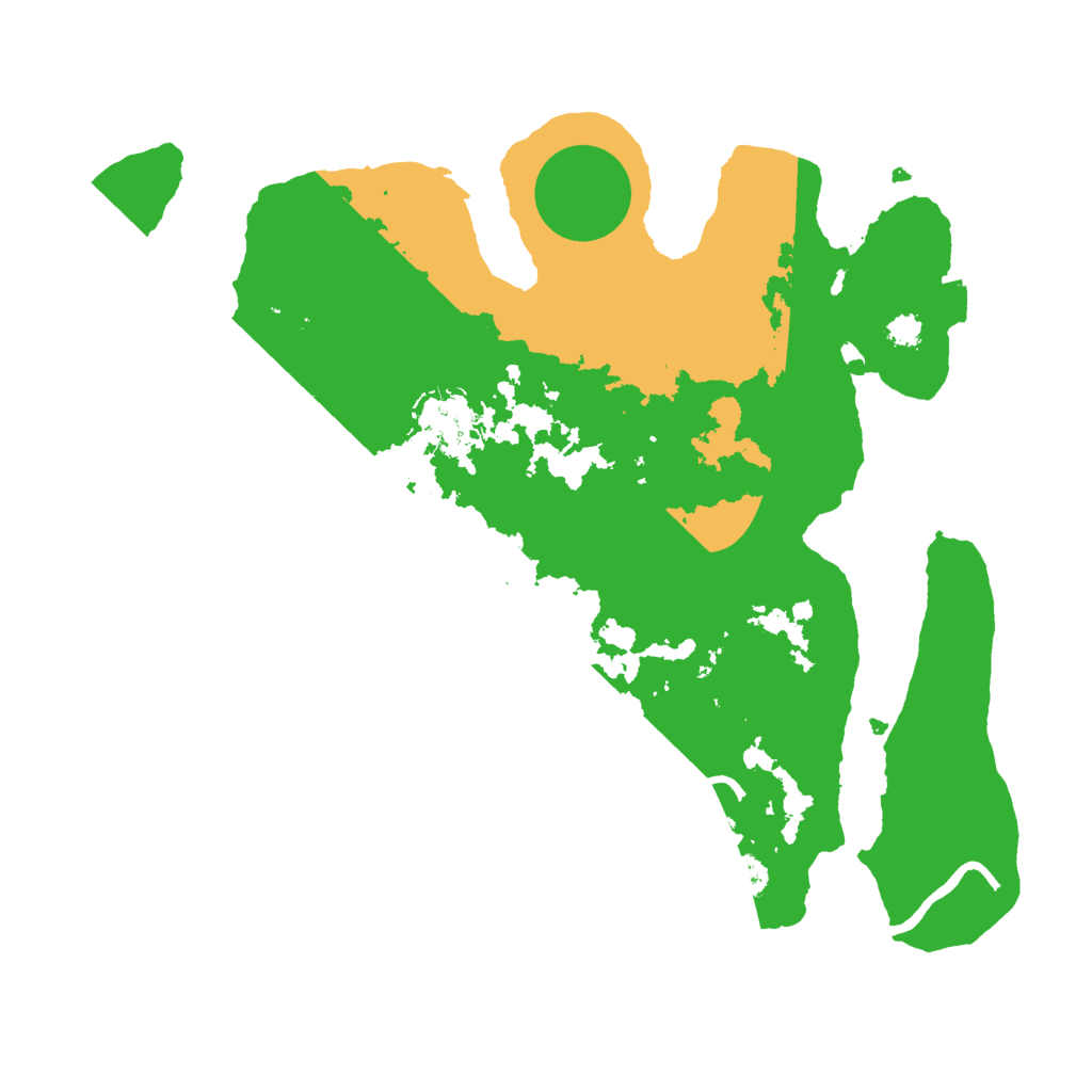 Biome Rust Map: Procedural Map, Size: 3000, Seed: 1200772742