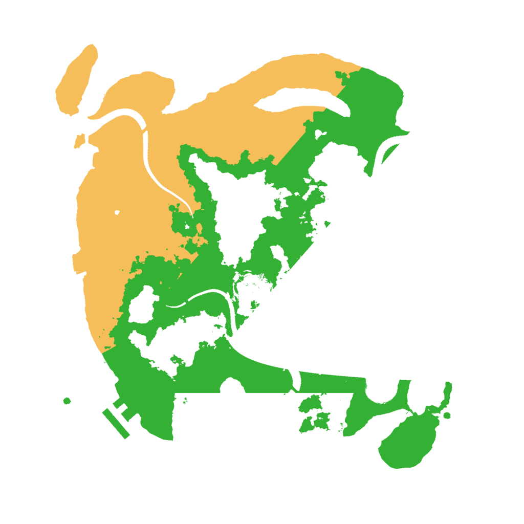 Biome Rust Map: Procedural Map, Size: 3000, Seed: 1838