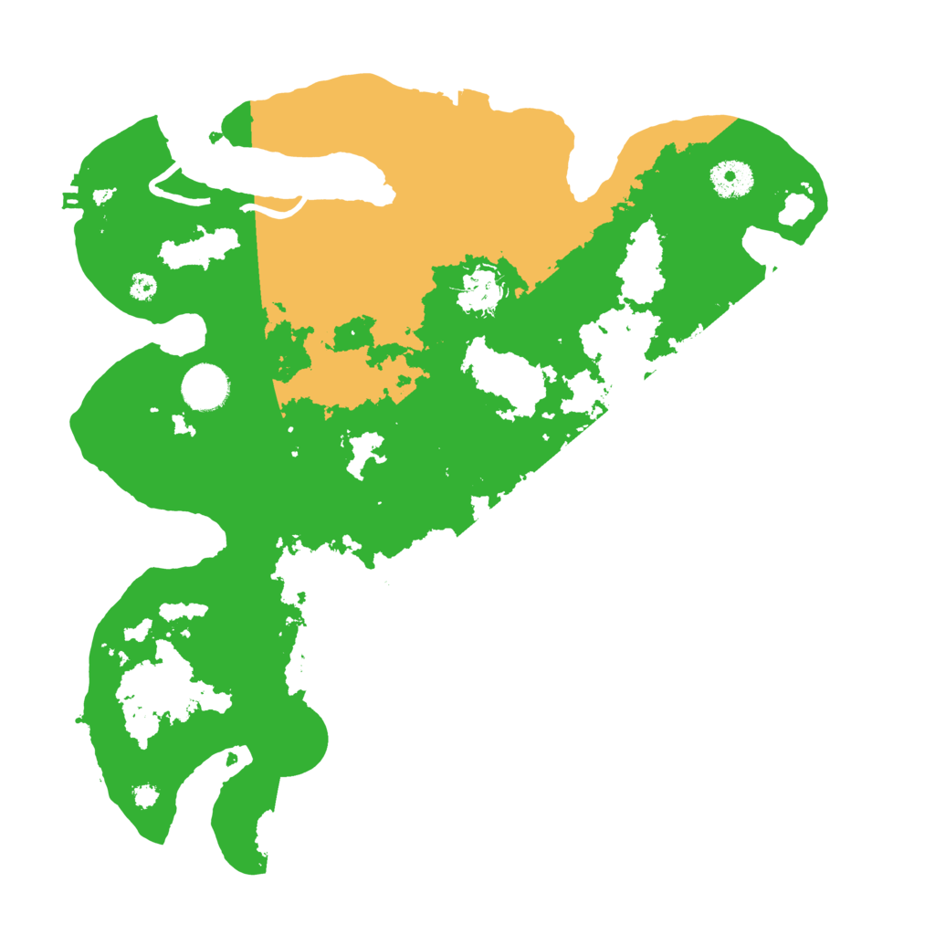 Biome Rust Map: Procedural Map, Size: 3500, Seed: 942277734