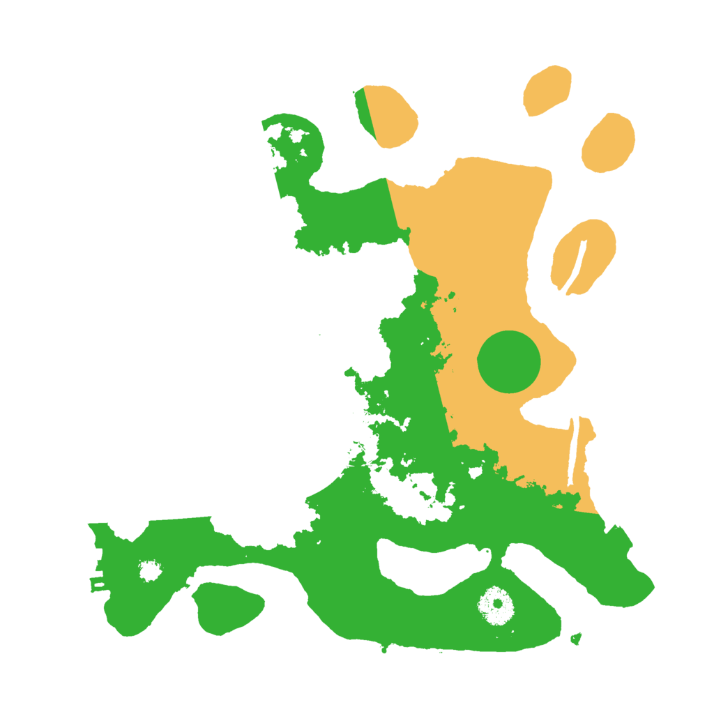Biome Rust Map: Procedural Map, Size: 3000, Seed: 770667730