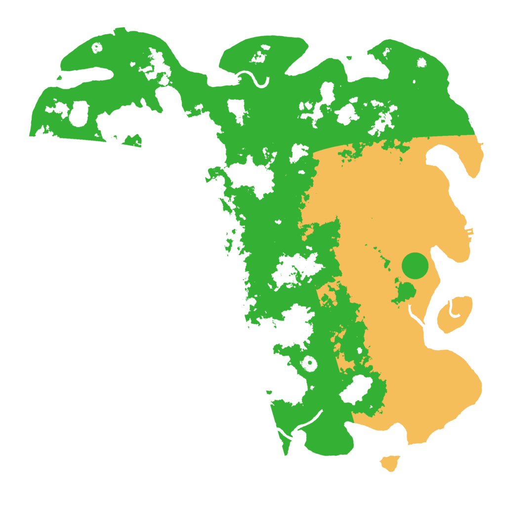 Biome Rust Map: Procedural Map, Size: 5000, Seed: 63658691