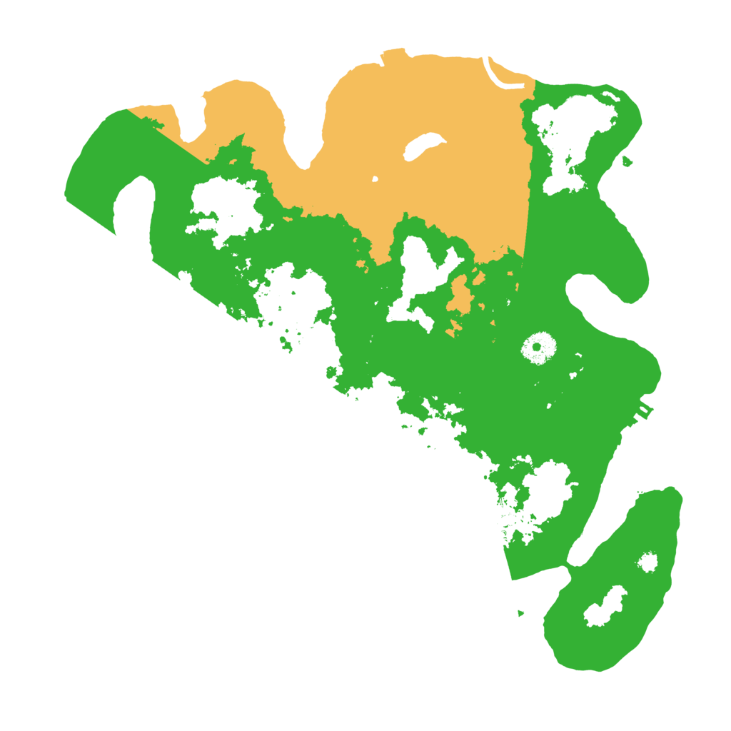 Biome Rust Map: Procedural Map, Size: 3400, Seed: 53172