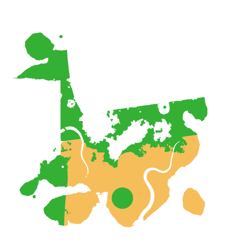 Biome Rust Map: Procedural Map, Size: 3000, Seed: 887638891