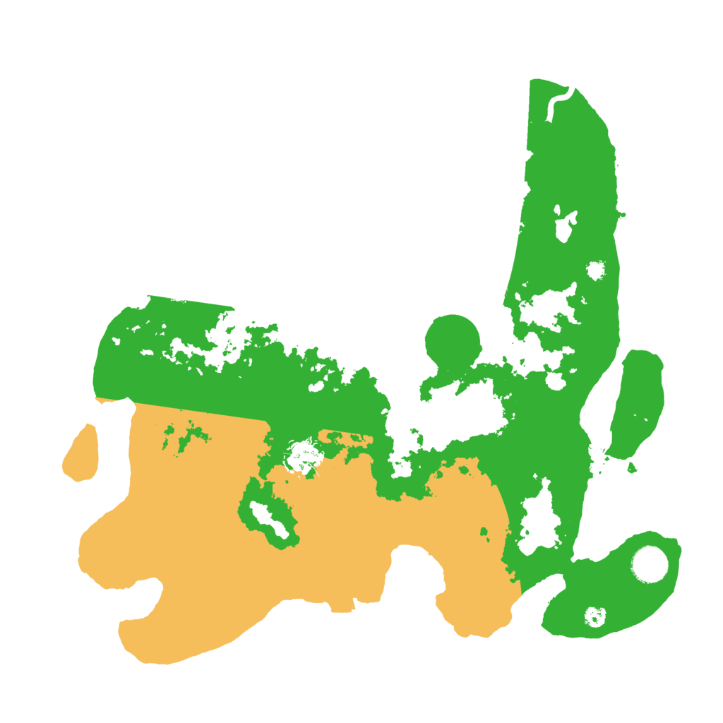 Biome Rust Map: Procedural Map, Size: 3500, Seed: 1313984941