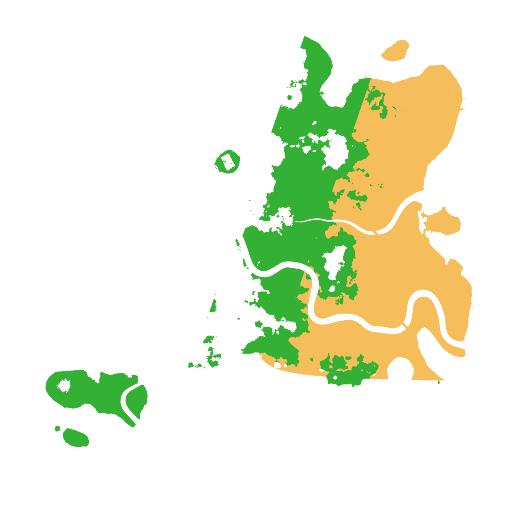Biome Rust Map: Procedural Map, Size: 3700, Seed: 1414567752