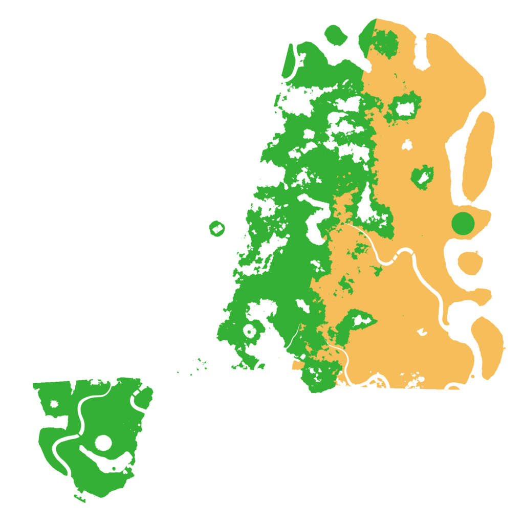 Biome Rust Map: Procedural Map, Size: 6000, Seed: 820315360