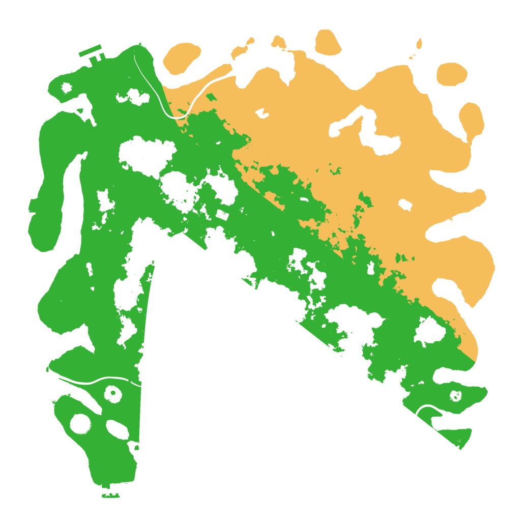 Biome Rust Map: Procedural Map, Size: 4500, Seed: 364990371