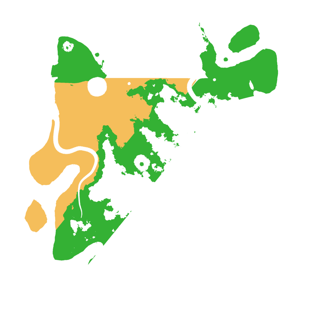 Biome Rust Map: Procedural Map, Size: 3000, Seed: 357740487
