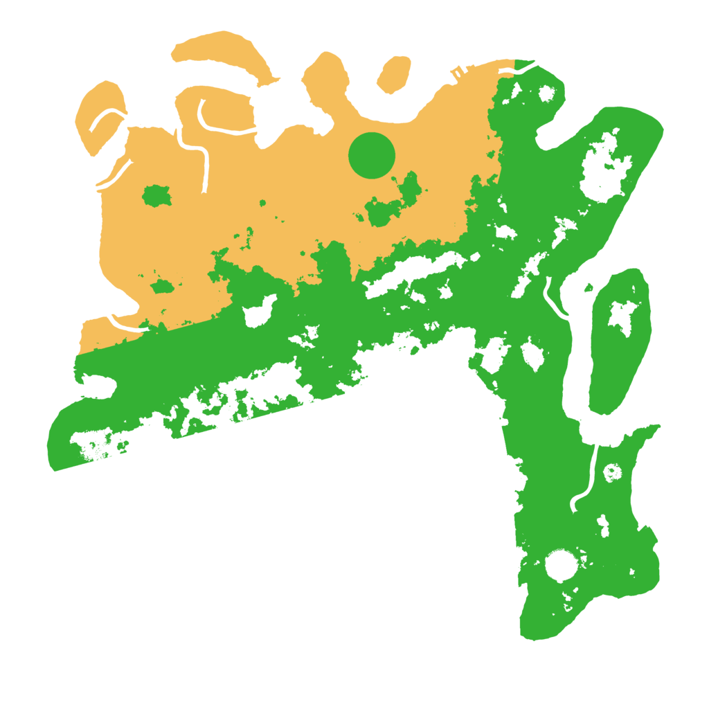 Biome Rust Map: Procedural Map, Size: 4000, Seed: 27222