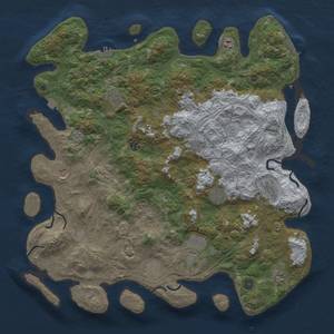 Thumbnail Rust Map: Procedural Map, Size: 4800, Seed: 361726198, 19 Monuments