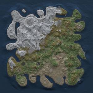 Thumbnail Rust Map: Procedural Map, Size: 4000, Seed: 987599640, 18 Monuments