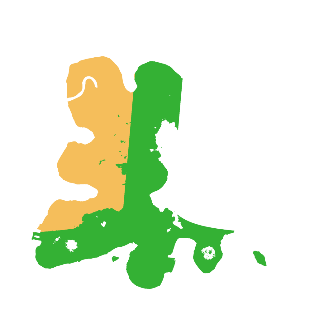 Biome Rust Map: Procedural Map, Size: 2500, Seed: 1802486874