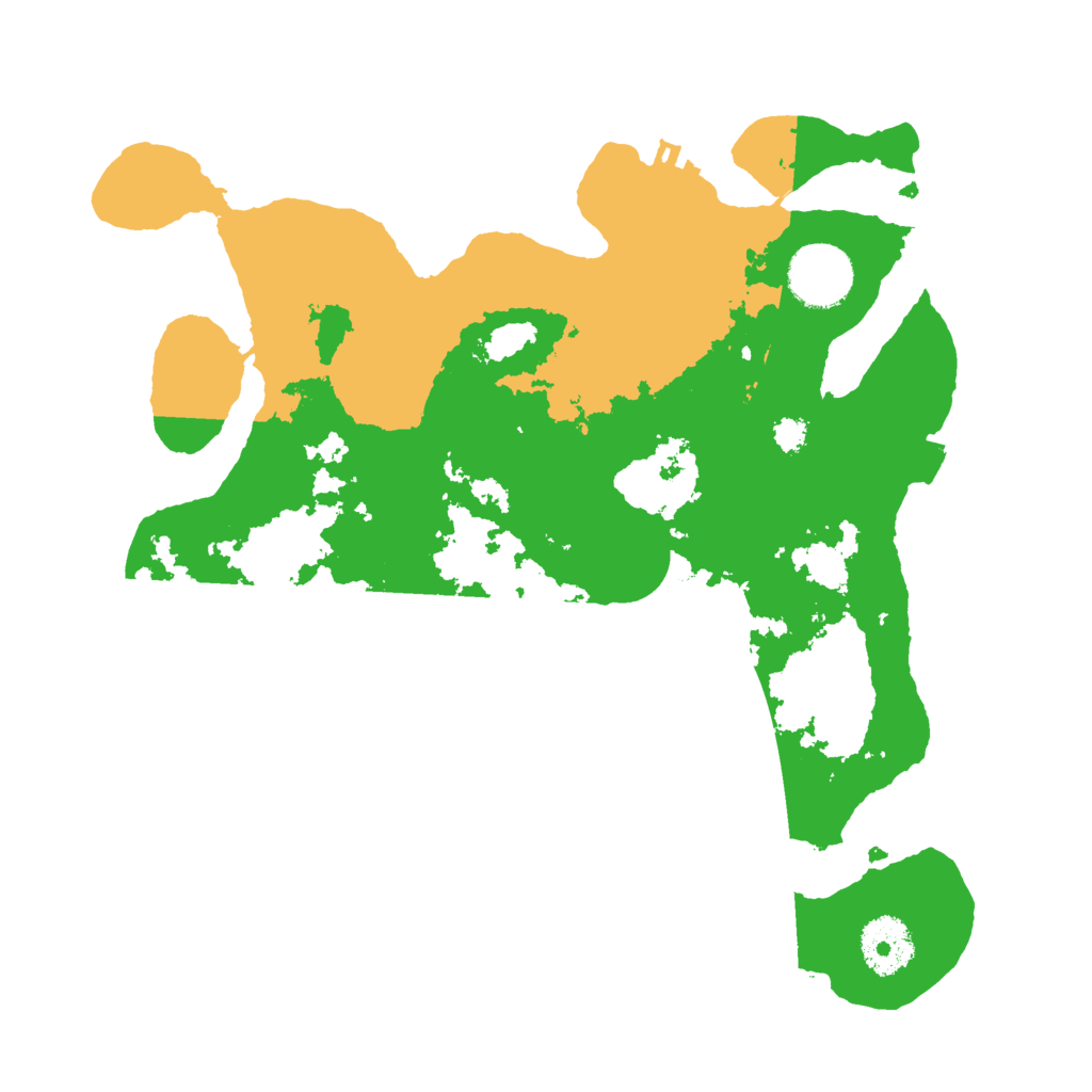 Biome Rust Map: Procedural Map, Size: 3000, Seed: 18853