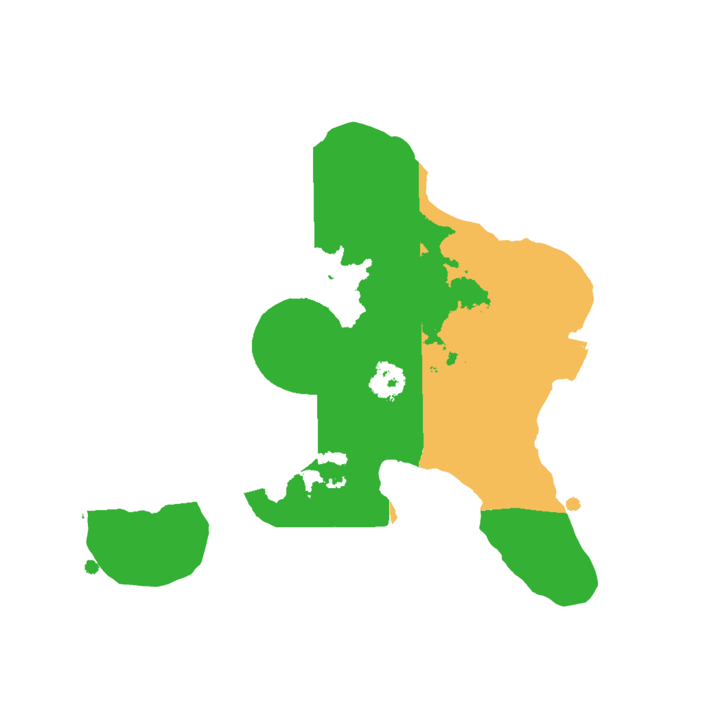 Biome Rust Map: Procedural Map, Size: 2000, Seed: 19731982