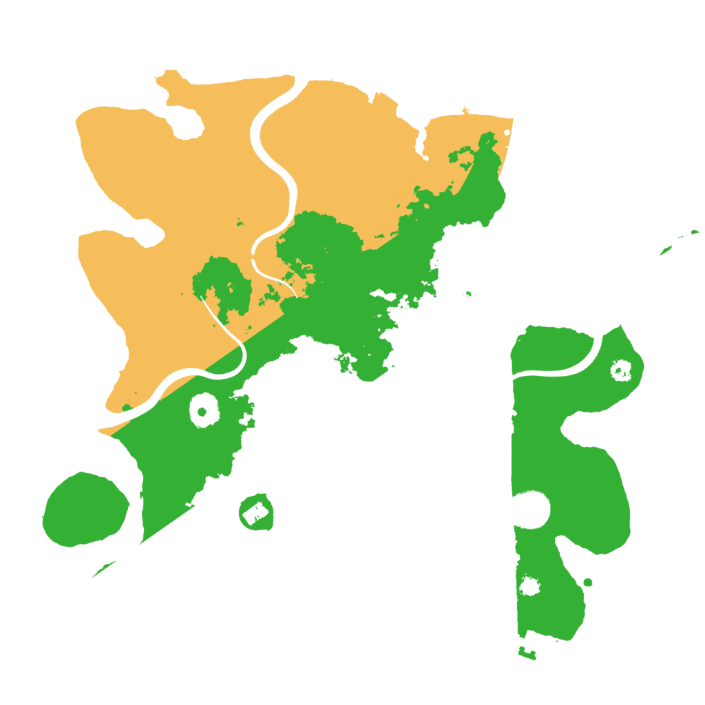 Biome Rust Map: Procedural Map, Size: 3250, Seed: 369392235