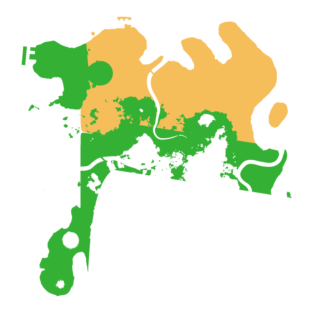 Biome Rust Map: Procedural Map, Size: 3500, Seed: 169420