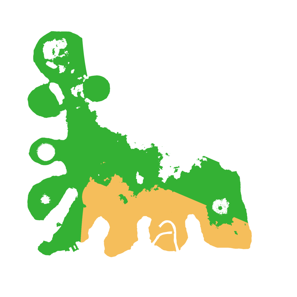Biome Rust Map: Procedural Map, Size: 3000, Seed: 5490