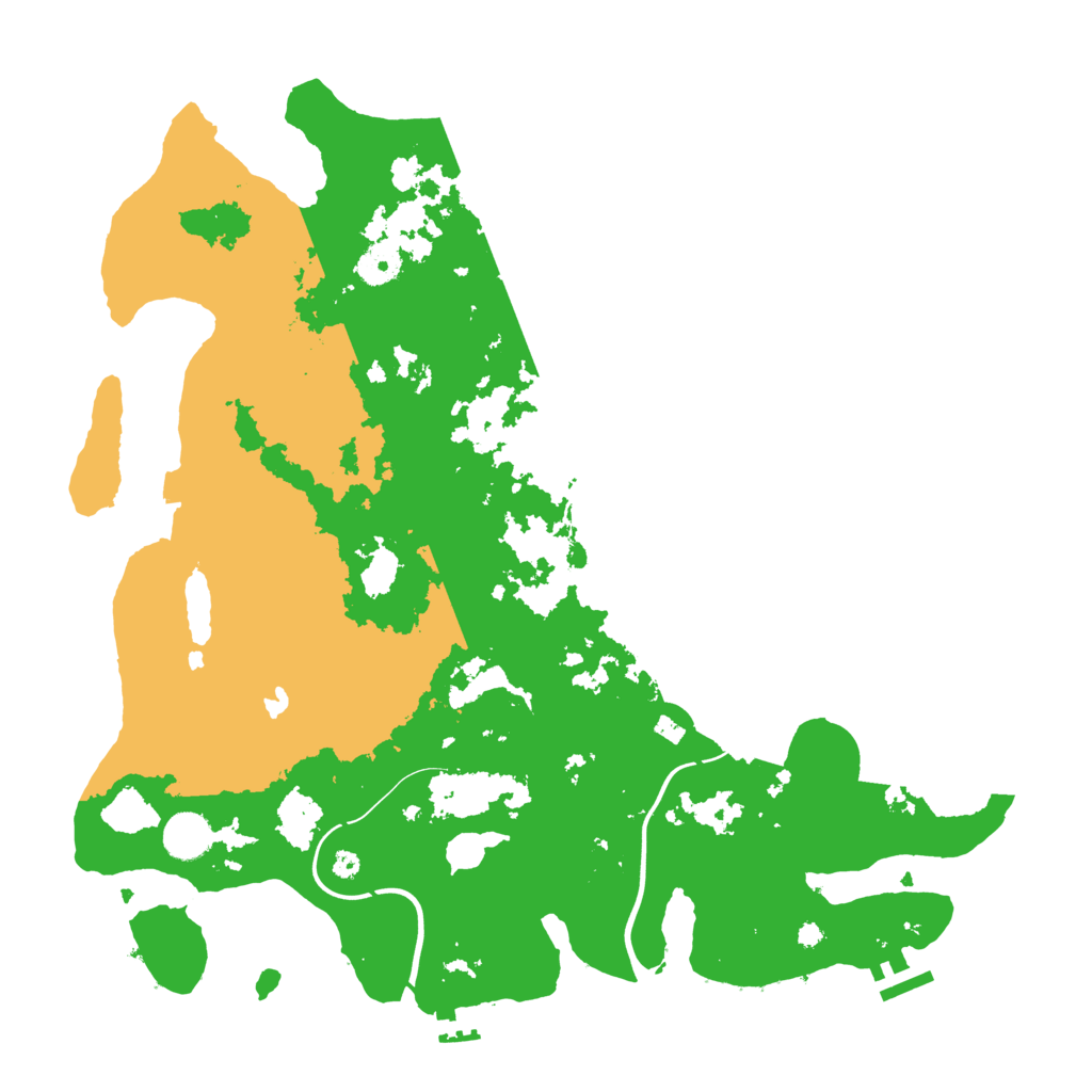 Biome Rust Map: Procedural Map, Size: 4000, Seed: 117499187