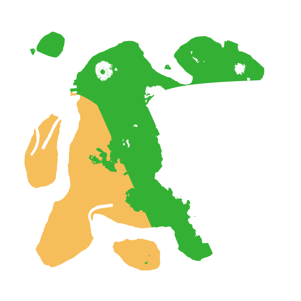 Biome Rust Map: Procedural Map, Size: 2500, Seed: 492490014