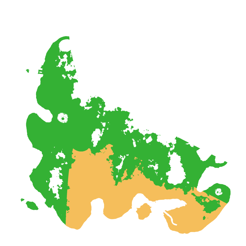 Biome Rust Map: Procedural Map, Size: 3600, Seed: 2056877204