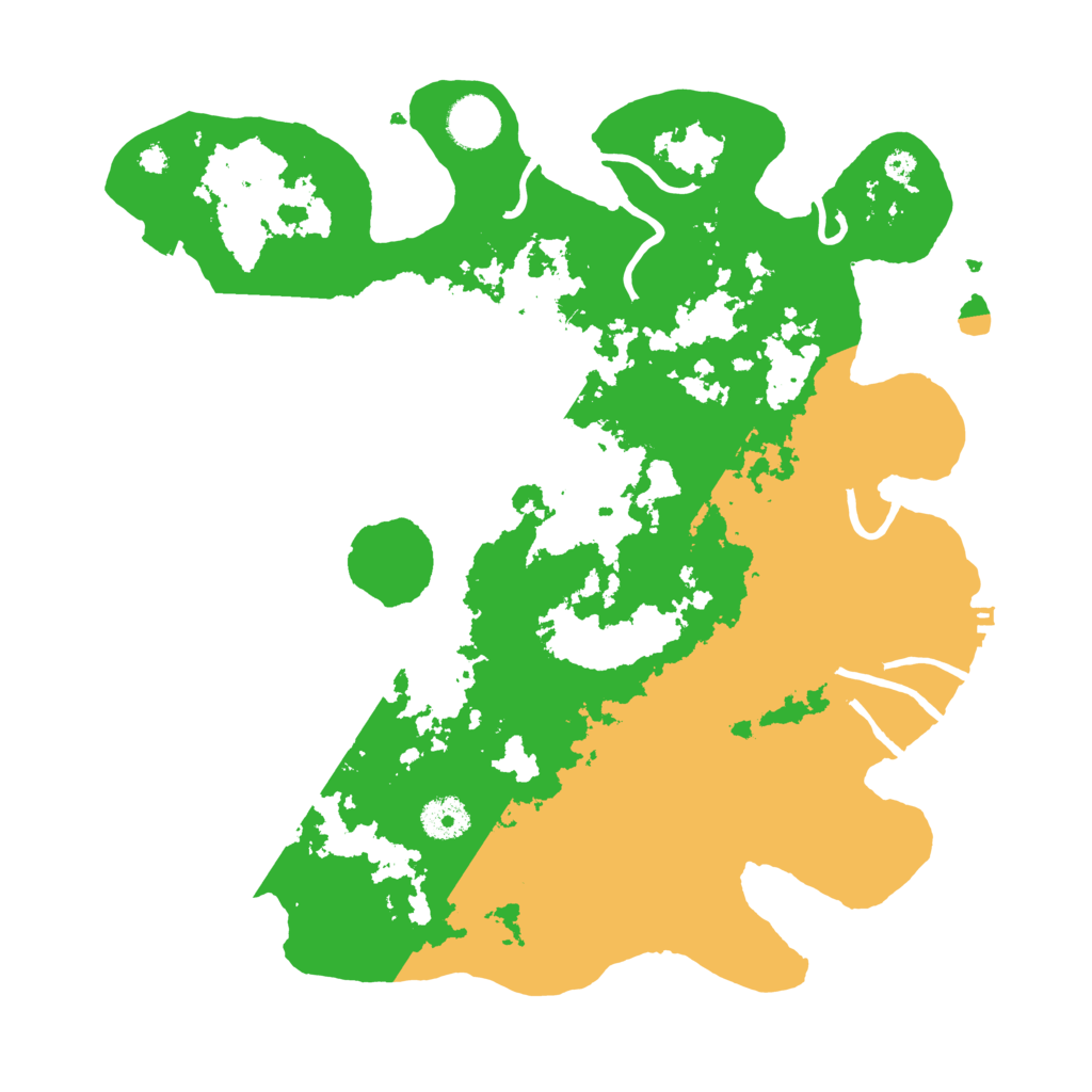 Biome Rust Map: Procedural Map, Size: 3600, Seed: 1410692040