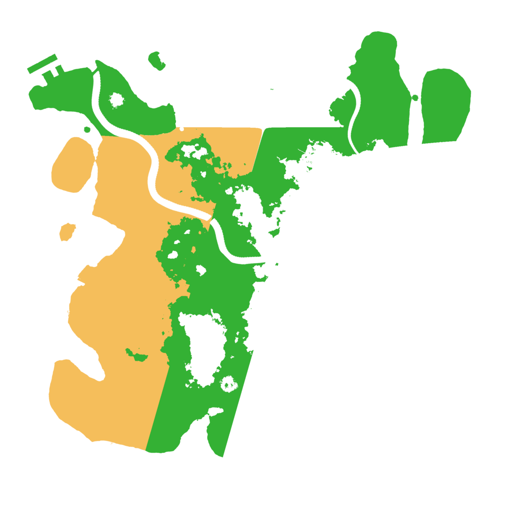 Biome Rust Map: Procedural Map, Size: 3250, Seed: 1442110101