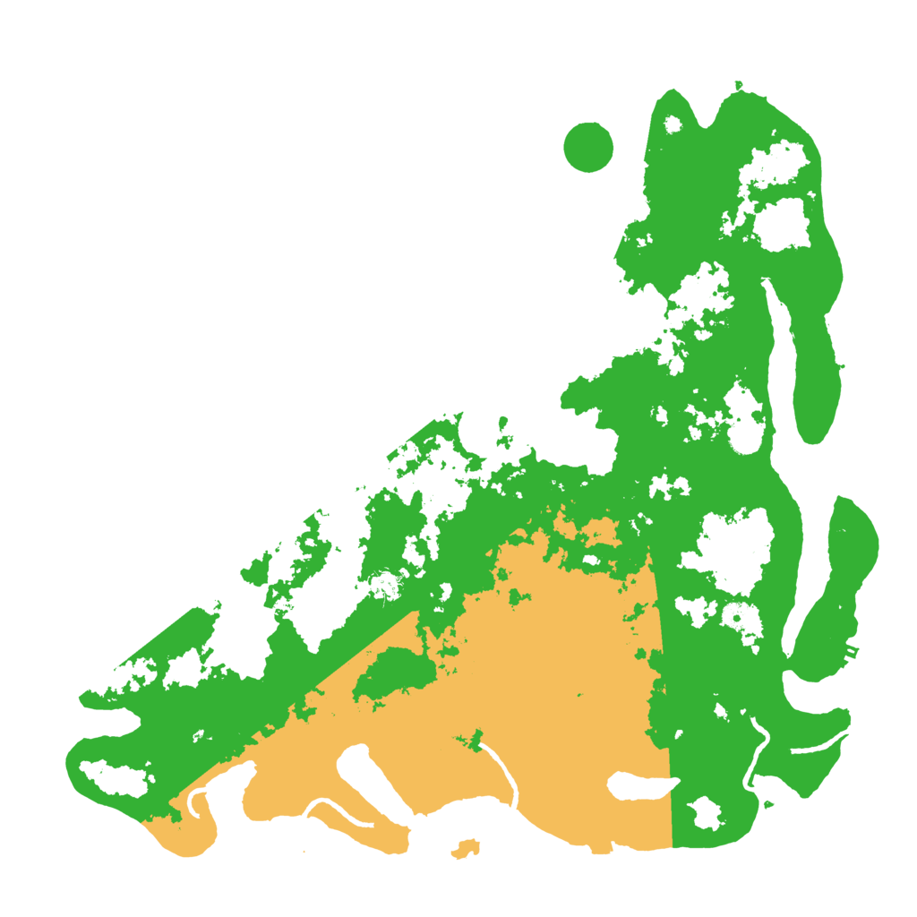 Biome Rust Map: Procedural Map, Size: 5000, Seed: 294797365