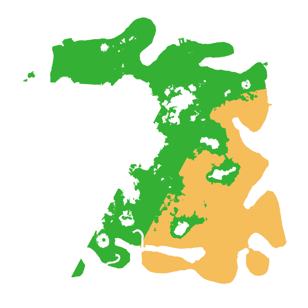 Biome Rust Map: Procedural Map, Size: 3500, Seed: 6432