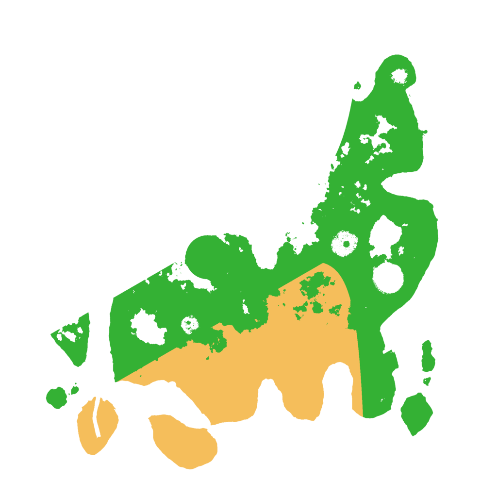 Biome Rust Map: Procedural Map, Size: 3000, Seed: 1230396561