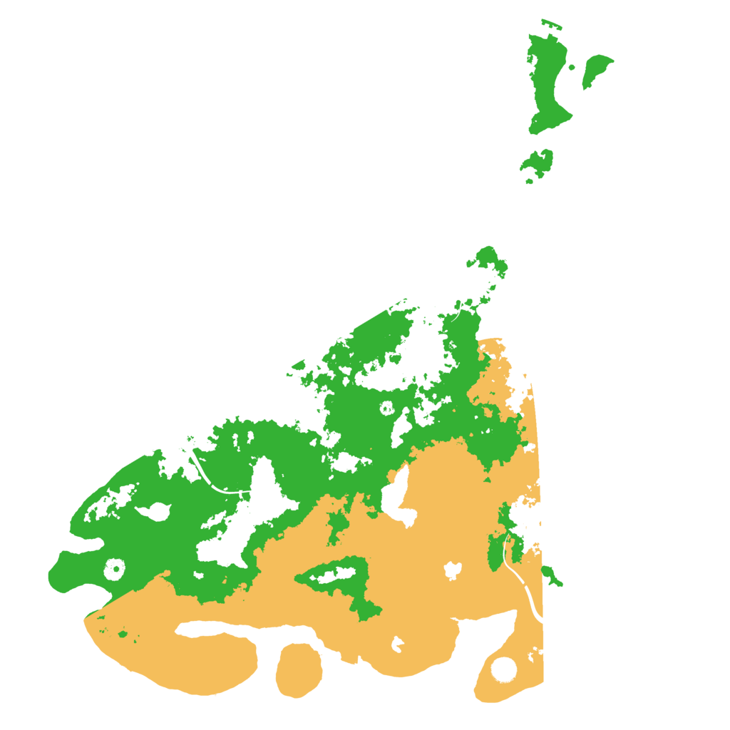 Biome Rust Map: Procedural Map, Size: 5000, Seed: 831622083
