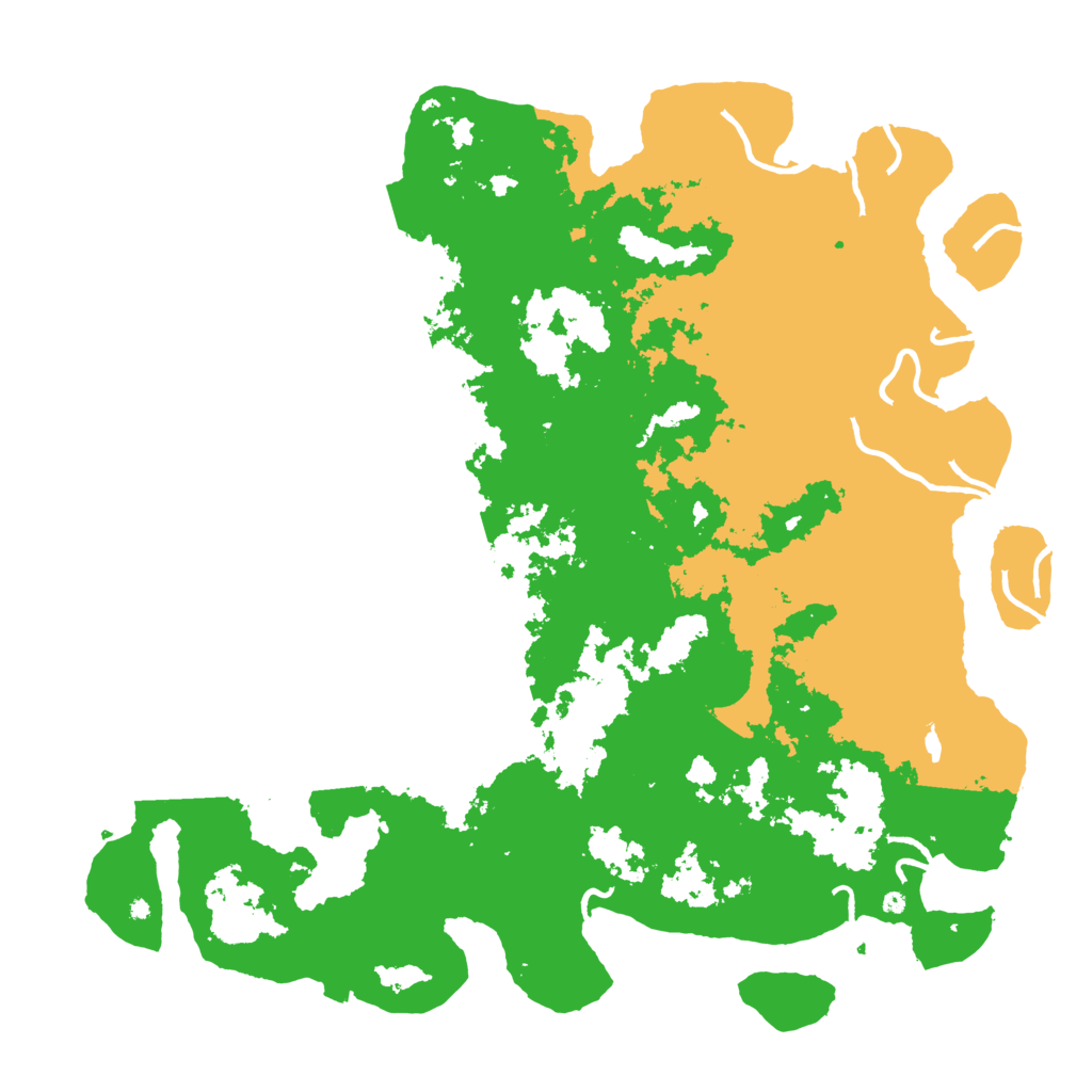 Biome Rust Map: Procedural Map, Size: 5000, Seed: 639251966