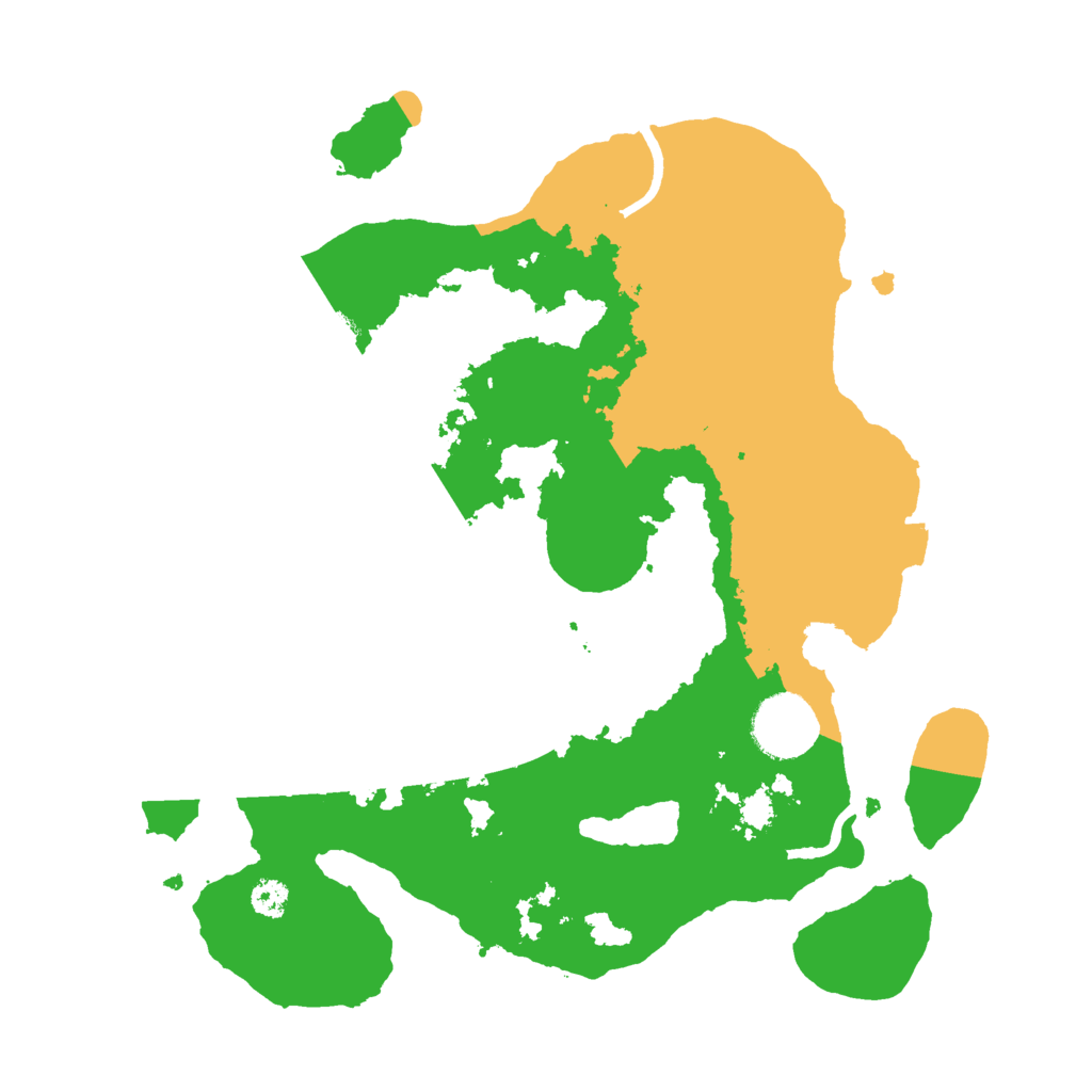 Biome Rust Map: Procedural Map, Size: 3000, Seed: 31252426