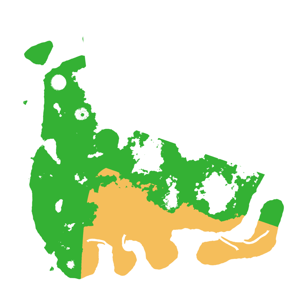 Biome Rust Map: Procedural Map, Size: 3500, Seed: 69198969