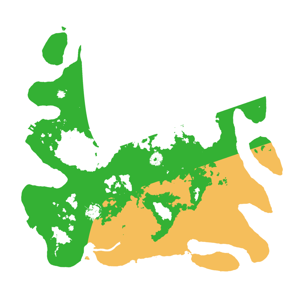 Biome Rust Map: Procedural Map, Size: 3500, Seed: 764440088